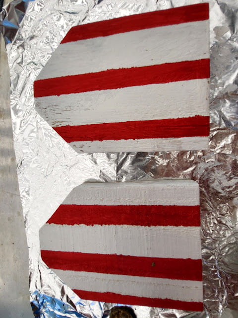 4th of July Blocks. Share NOW. #4thof July. #holidaydecor #patrioticdecor #craft #eclecticredbarn #palletboarddecor